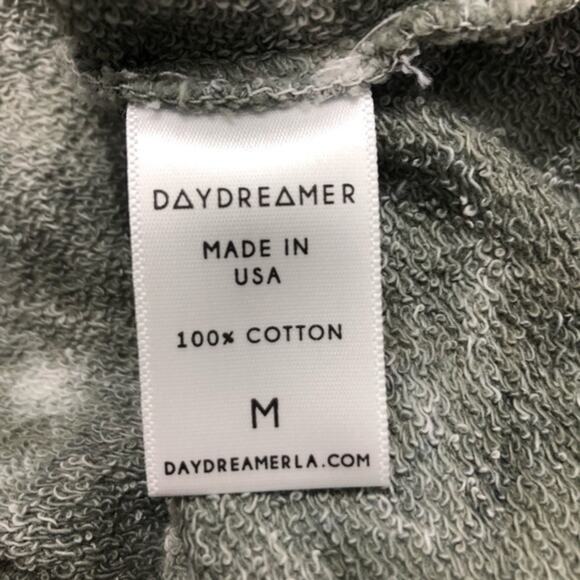 Daydreamer Green Tie Dye Oversized French Terry Cotton Hoodie Size Mediu… - Picture 5 of 7